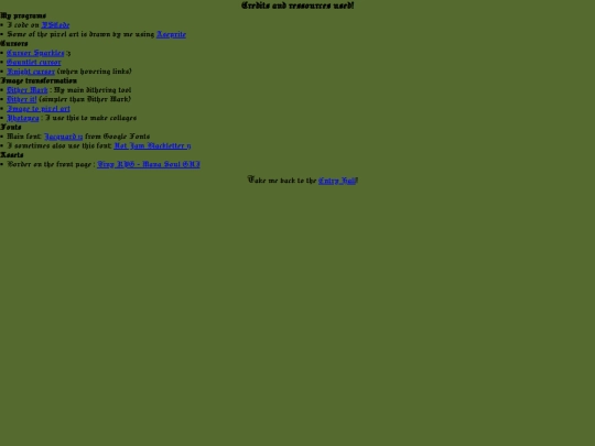 html/credits screenshot