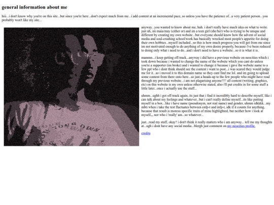 aboutme screenshot