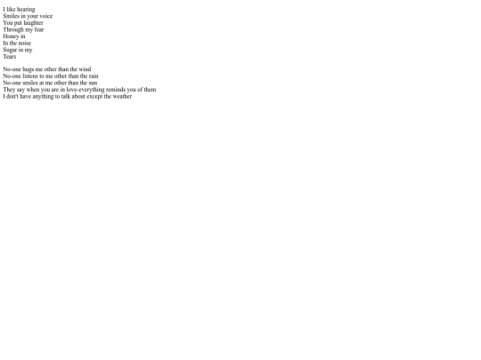 writings/love screenshot