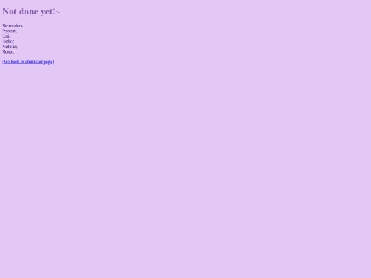 miscellaneous_characters screenshot