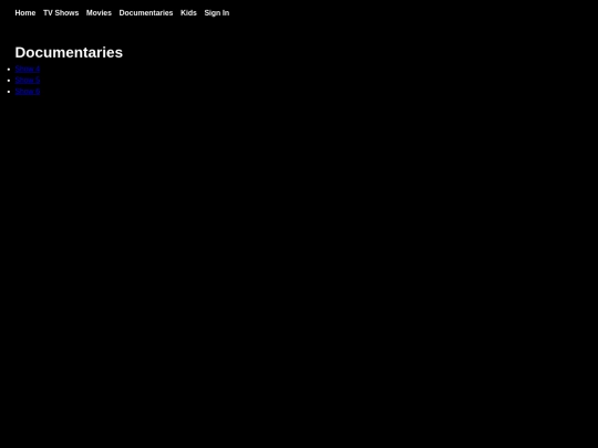 documentaries screenshot
