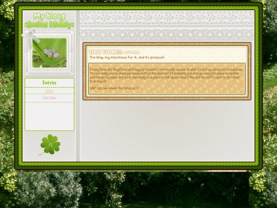 blog screenshot