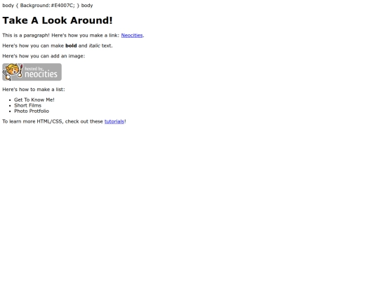 index screenshot