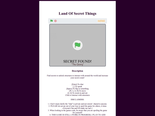 landOfSecretThings screenshot