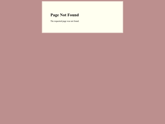 not_found screenshot