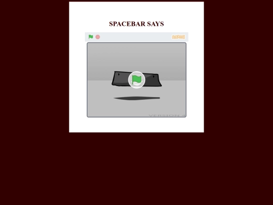 spacebarsays screenshot