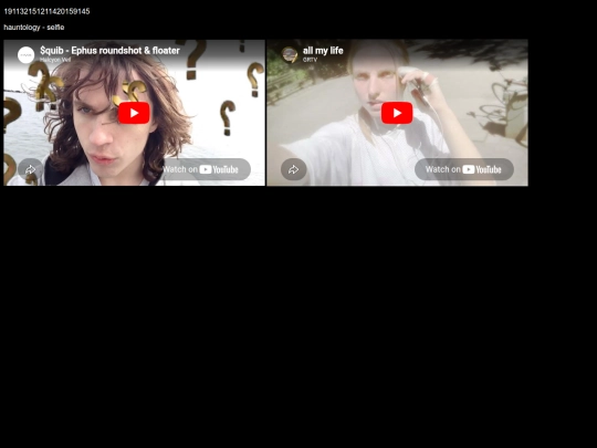 hauntologyselfie screenshot