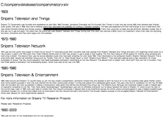 ServerIDH34DQU4r73r502/companyhistory screenshot