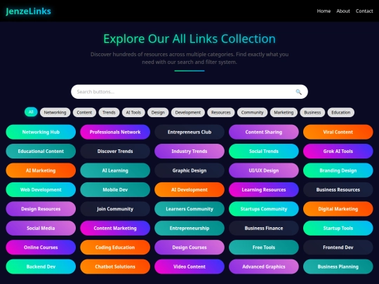 jenzelinks/new page for all tools buttons screenshot