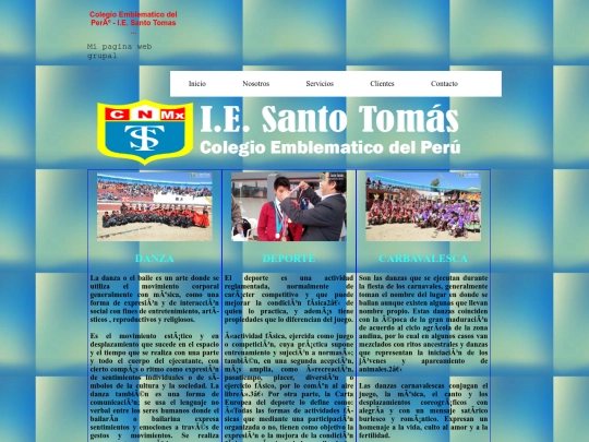 PAGINA WEB GRUPAL/Historia screenshot