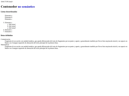 contenedorlistas screenshot