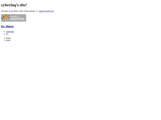 index screenshot