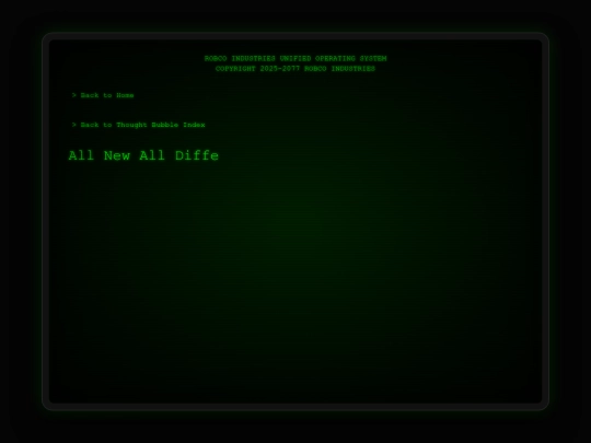MyThoughts/AllNewAllDifferent screenshot