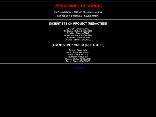 Personnel screenshot