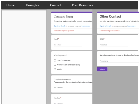 contact screenshot