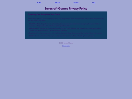 privacy-policy screenshot
