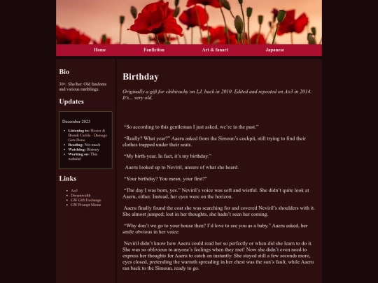 fanfiction/birthday screenshot