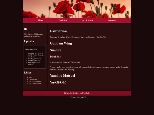 fanfiction/fanfiction screenshot