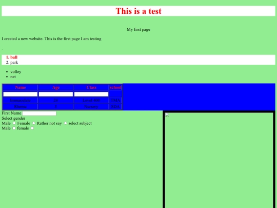 index screenshot