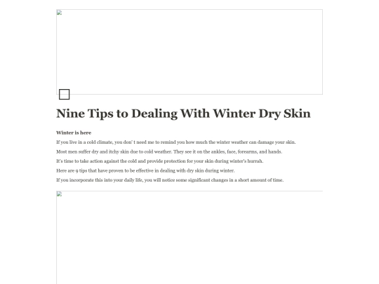 Ultimate Guide To Men’s Skin Care 319971c045fa4b028f2fd458fbd00d9d/Nine Tips to Dealing With Winter Dry Skin ca1a6d60aa0d4cc48cf34c69aed6fba4 screenshot