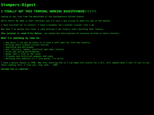 index screenshot