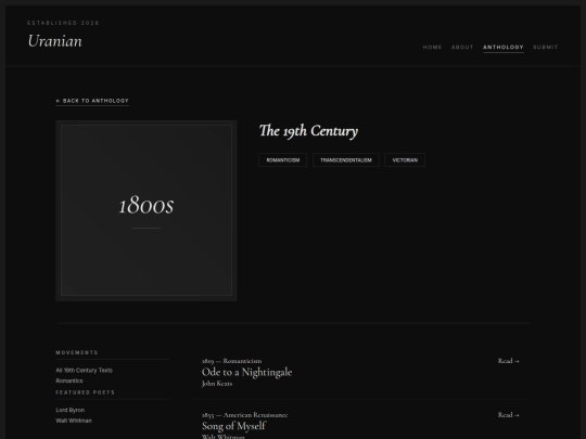 anthology/1800-ad screenshot