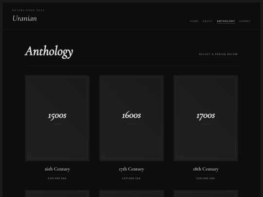 anthology/anthology-index screenshot