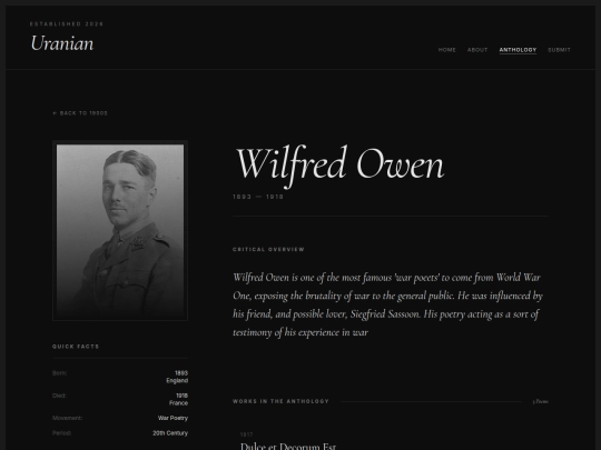 poets/owen-wilfred/wilfred-owen screenshot