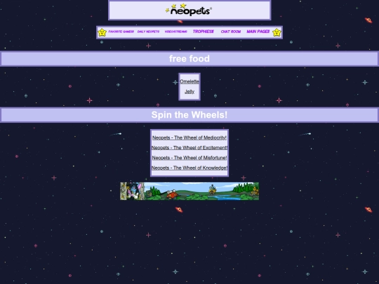content/neopets/neopetsLinks screenshot