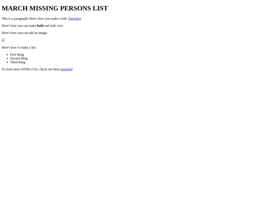 index screenshot