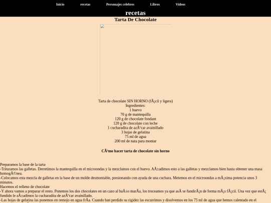 recetas screenshot