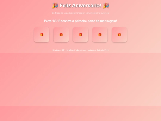 Informações /Aniversrio screenshot