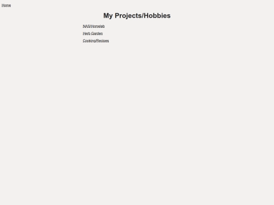 projects screenshot