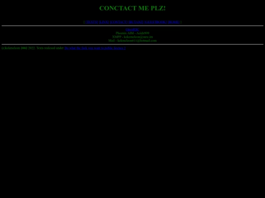 contact screenshot