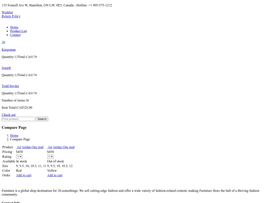 compare screenshot
