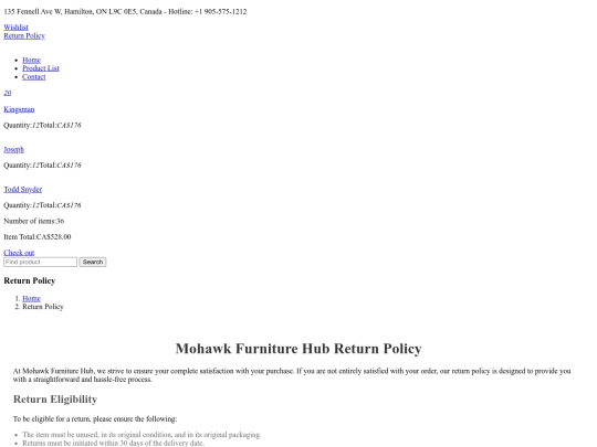 return-policy screenshot