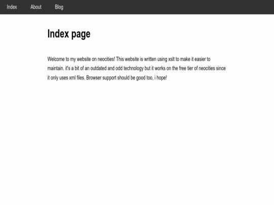 index screenshot