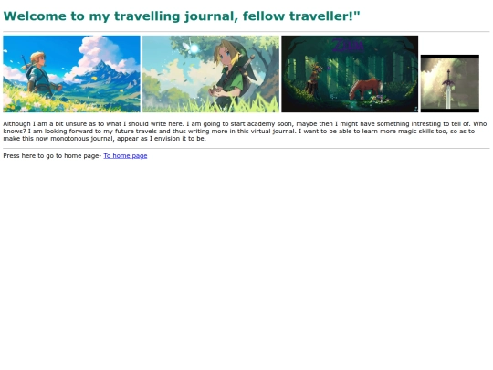 Blog screenshot