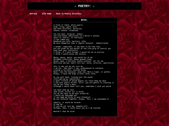 Poetry/Bite screenshot