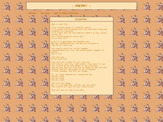 Poetry/Caryatids screenshot