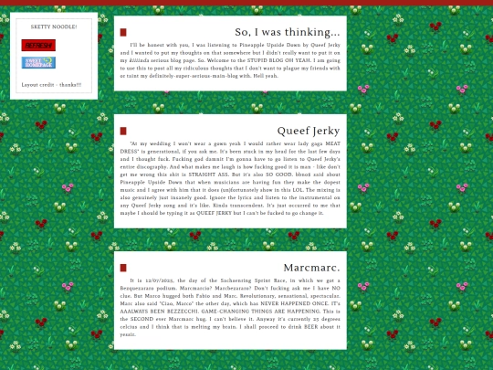 SillyBlog screenshot