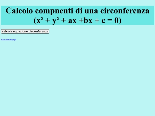 pagine/cerchio screenshot