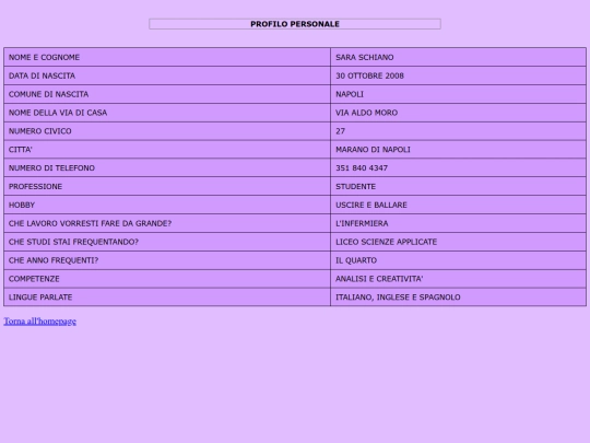 pagine/curriculumvitae screenshot