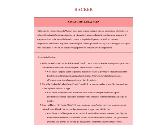 pagine/hacker screenshot