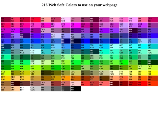 WebColors screenshot