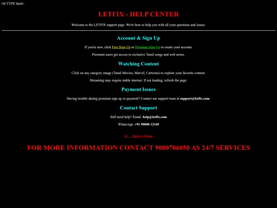 NETFLIX/help screenshot