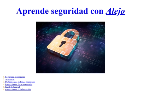 index screenshot