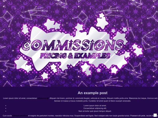 commissions screenshot