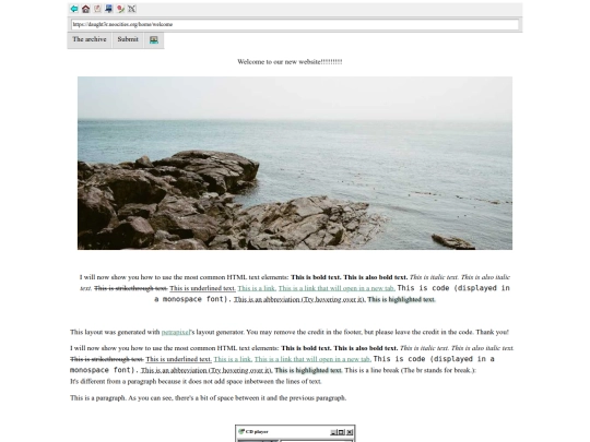 TEST/welcome screenshot