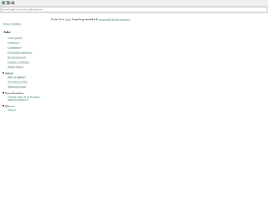 blog/contributors/support screenshot